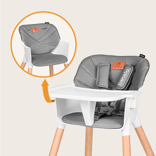 lionelo Koen Beige Sand — Krzesełko do karmienia